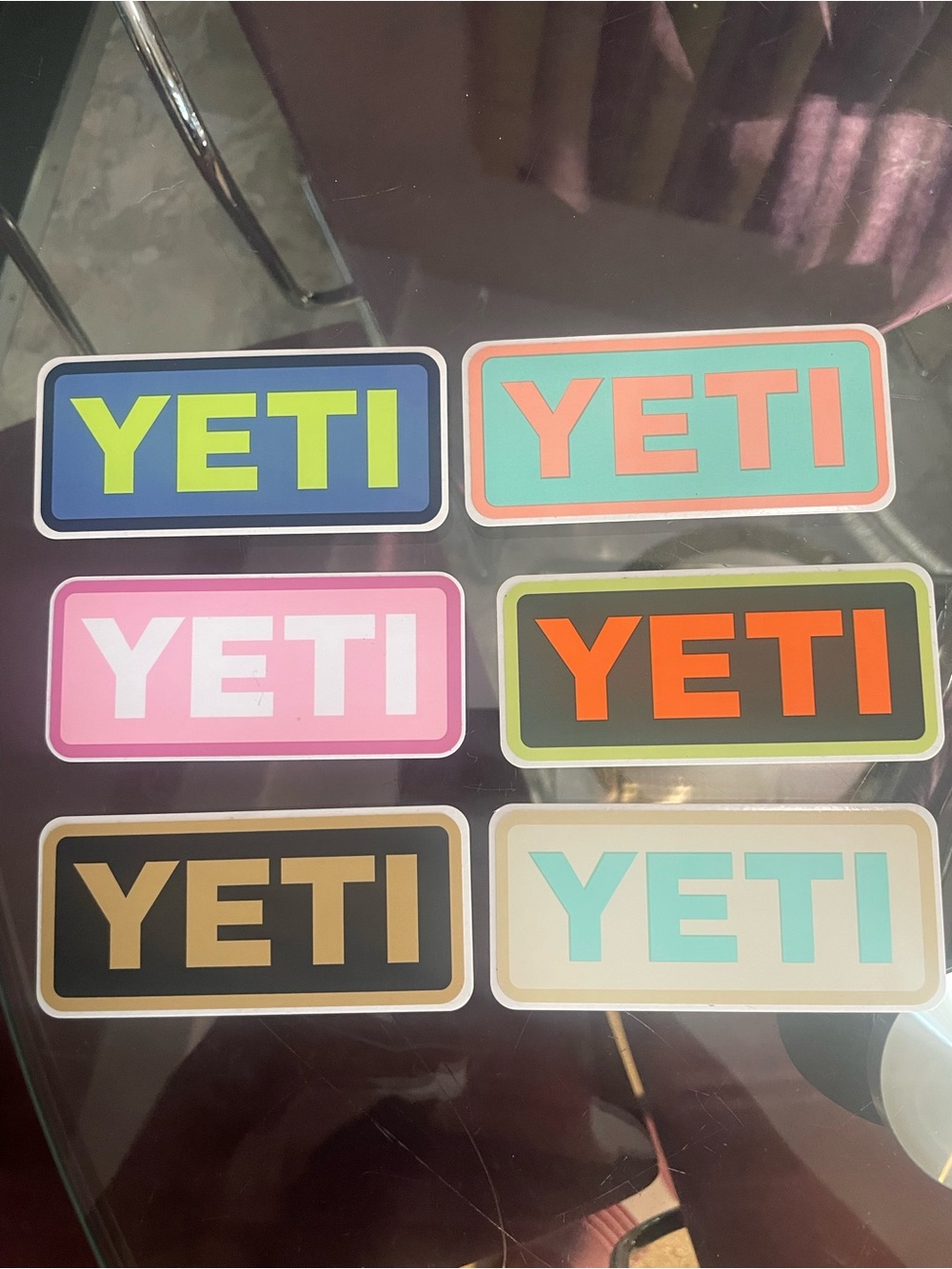 YETI Colorful Logo Sticker Pack - Assorted - group 2